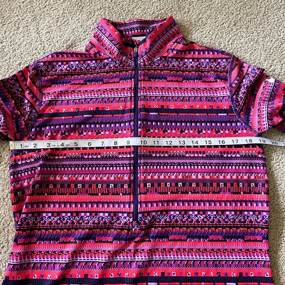 Nike Pro Dri-Fit XL Aztec 1/4 Zip - Picture 6 of 7